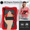 Universal Rotating Stand Case With Nylon Wrist Strap Galaxy Tab A7 T500 T505 2020 - Shockproof Silicone Cover