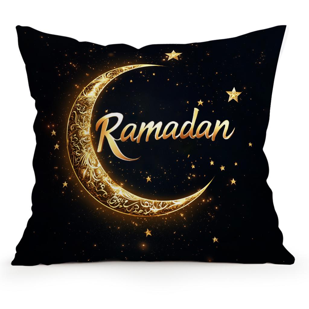 Ramadan Cushion Pillowcase Printed Polyester 40/45/50Cm Throw Pillowcover Decorative Sofa Cushion Pillowslip Home Decor
