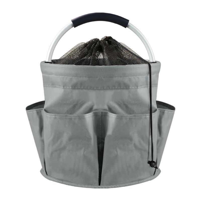 Foldable Portable Outdoor Picnic & Beach Basket - Multipurpose Handheld Storage for Toiletries, Shopping, Laundry