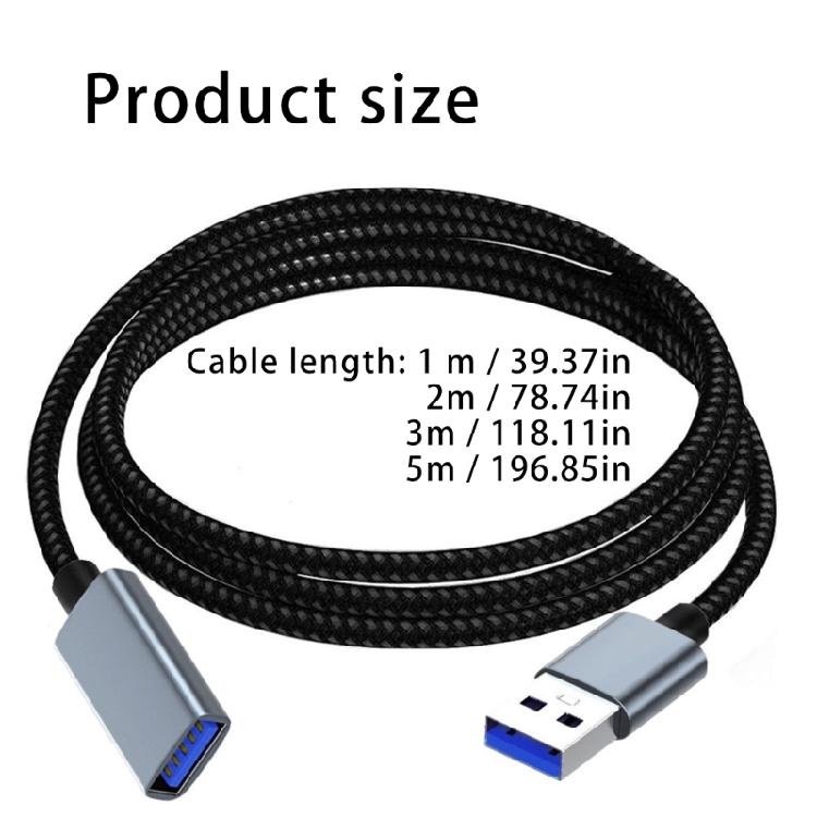 USB3.0 Extension Cable USB Extender for Seamlessly Connection of Keyboards Mouse and Other Peripherals Plugs and Play