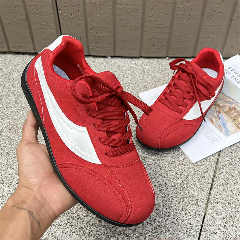 Fashion Men Low Help Shoes Spring Autumn Mesh Breathable Outdoor Non Slip Sneakers Lightweight Comfortable Fashion Lace Up Casual Shoes