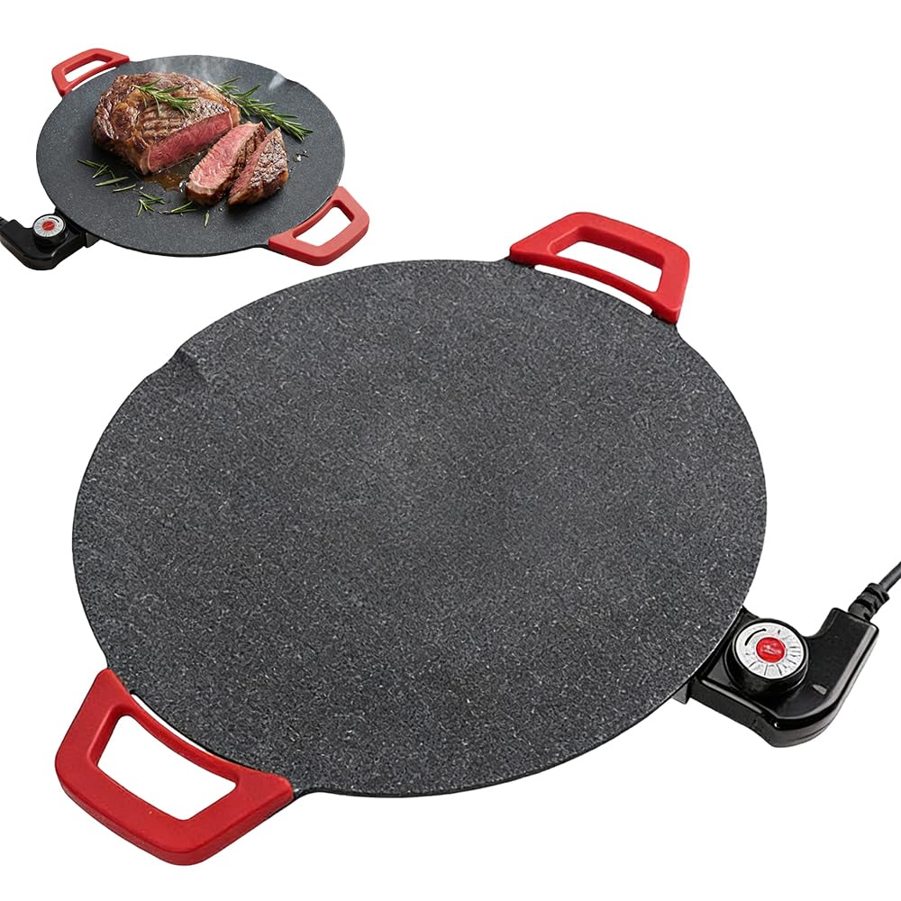 Electric indoor smokeless non-stick barbecue pan, 2026 upgraded smokeless indoor electric grill & non-stick frying pan, compact and multifunctional 11 Inches
