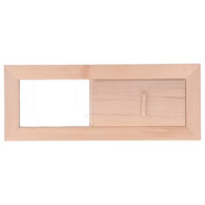 Sauna Hava Menfezi Ahşap Ayarlanabilir Izgara Havalandırma Paneli Buhar Odası için Aksesuar