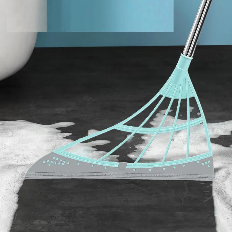 

Силиконовая волшебная метла для уборной, влажная и сухая, не трогайте волосы, телескопическая метла HT-1159