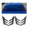 Universal Car Rear Windshield Side Spoiler Rear Wing Trim Side Vents Decoration General Window Louvers Exterior Decorative