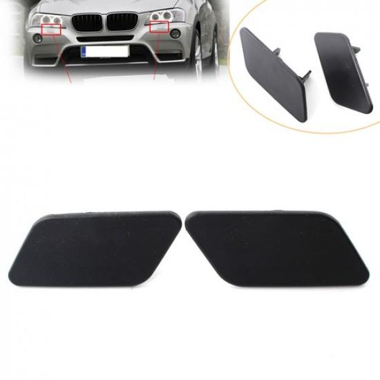 For BMW X3 F25 2010 -14 11 12 13 Bumper Headlight Headlamp Washer Cap Cover 2x