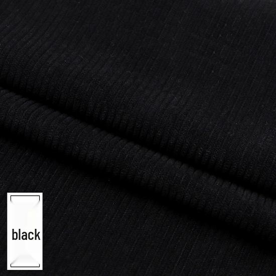 Solid Color Corduroy Velvet Ribbed Fabric for Clothing and Sofa Covers