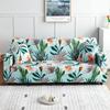 Printed Sofa Cover Stretch Couch Cover Sofa Slipcover Furniture Protector with Skid Foam Sticks and Elastic Bottom for Kid, Pets