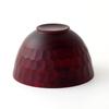 Kishu Kakuda Seibei Soup Bokoboko Bowl Dishwasher Wine Red Lacquerware, Shoten, Bowl, S, Wooden, Nano-coated, Safe, WR-455745