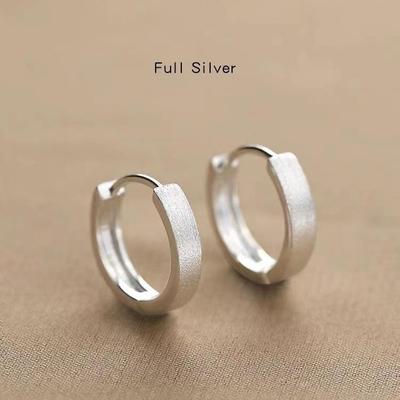Orecchini a cerchio in argento sterling 925 Bestseller 2023: Orecchini a lobo da donna di alta gamma e lusso leggero