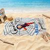 Coraline's Web Adventure Customized Name Beach Towel High Absorbency & Quick-Dry Perfect for Traveling Yoga Camping and Swimming