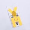 Adjustable Solid Color Children's Y-Back Suspenders with 3 Clips - Fun Candy Colors