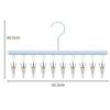 10 Clip Clothes Hanger Non-marking Clothes Drying Rack New Sock Clip