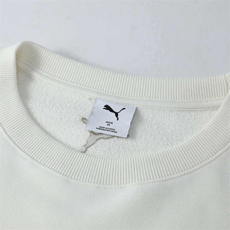 Puma Crew Tr Game On Fashion Comfortable Soft Versatile Loose Sweatshirt Men sweatshirt White 631417-92