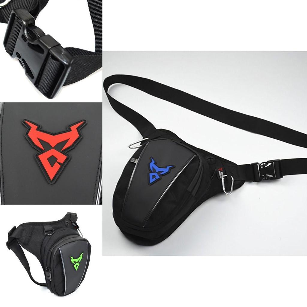 Bolsa de pierna para motocicleta Impermeable Oxford Riñonera de caída Cinturón Cadera Trasero Estilo Militar