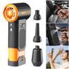Turbo Fan with LED Display Electric Air DusterViolent Fan 4 Gear Speed Powerful Air Blower Rechargeable for Car/Keyboard/PC/Home