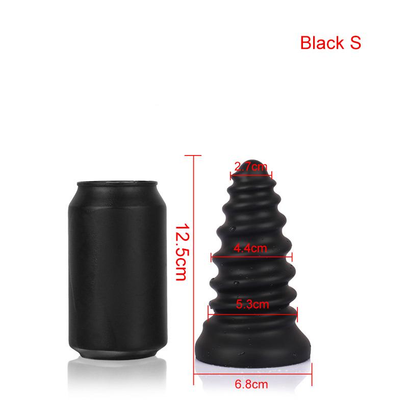 Screw Huge Anal Plug Silicone Soft Butt Plug Big Anal Dilation Sex