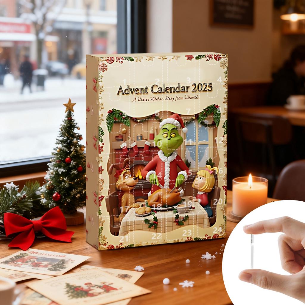 Christmas Advent Calendar, 24-day Advent Calendar Holiday Countdown Collection, Pendant Box Suitable For Christmas Surprise Gifts