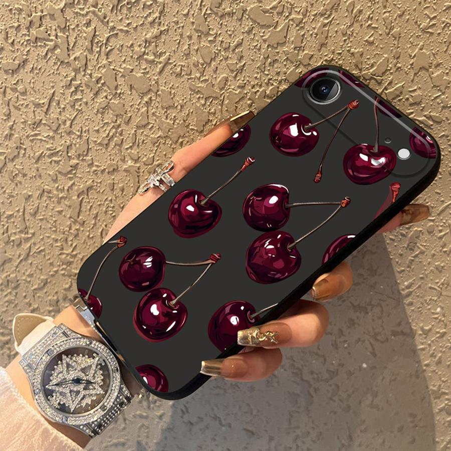 Case for Apple iPhone 17 Pro Max 14 11 12 15 Pro 7 8 Air 16 13 XR XS MAX Funda Phone Cover Fruit Cherry
