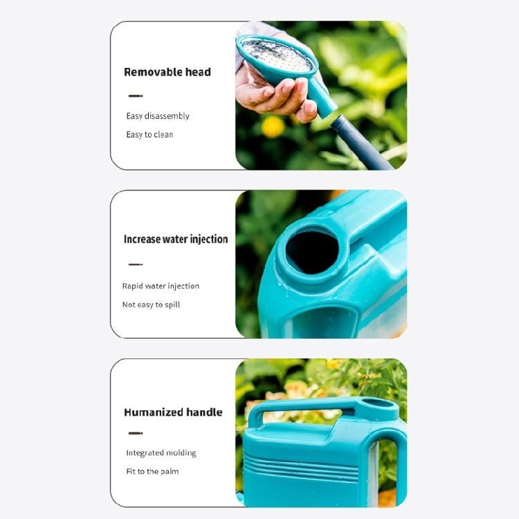 Ergonomic Handle 5L Watering Can for Indoor Outdoor Plant Long Spout Water Sprayer Flower and Vegetable Watering Pots