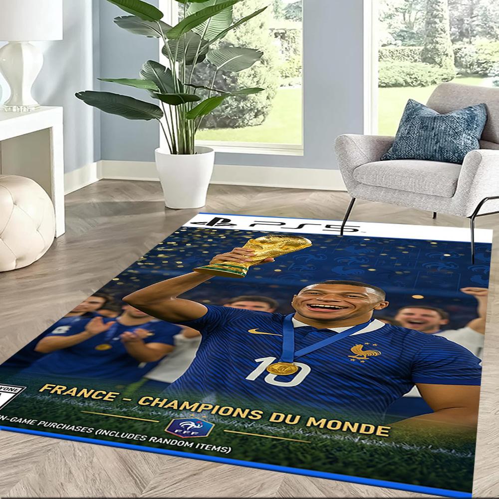 Mbappe 257 Area Rug Perfect for Foyer Decorate room Living Rooms Balcony Antislip Carpet Decorate Offices Perfect Birthday/Christmas Gift Idea