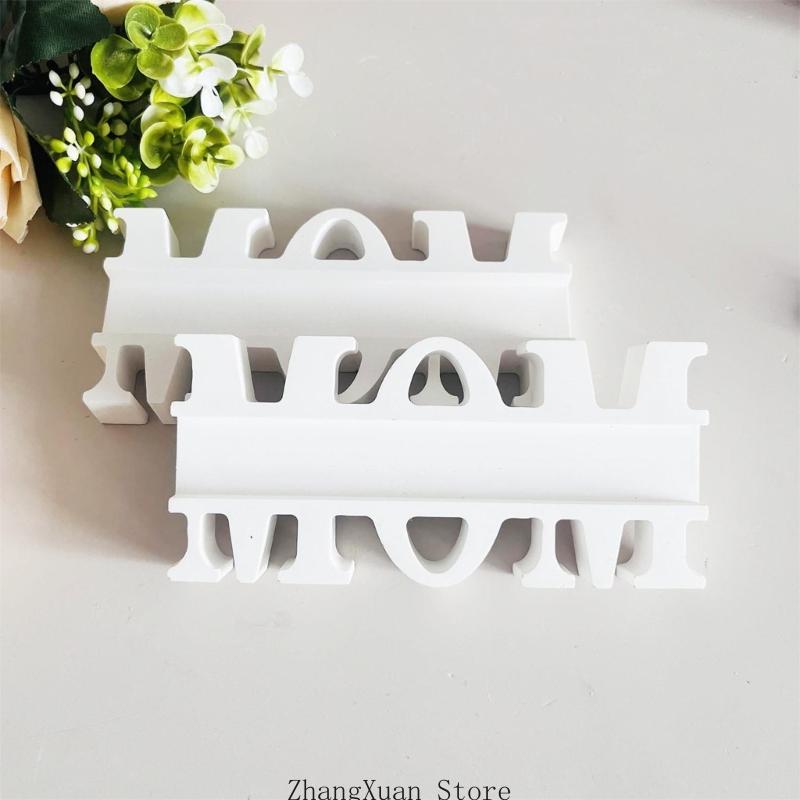 Silicone MOM Letter Mold Not Perfect For Mothers Day Gift And Home Decoration Crafts