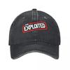 The Exploited Skull Baseball Cap Retro Distressed Cotton MMXX TOUR Sun Cap for Men Women Outdoor Activities Caps Hat