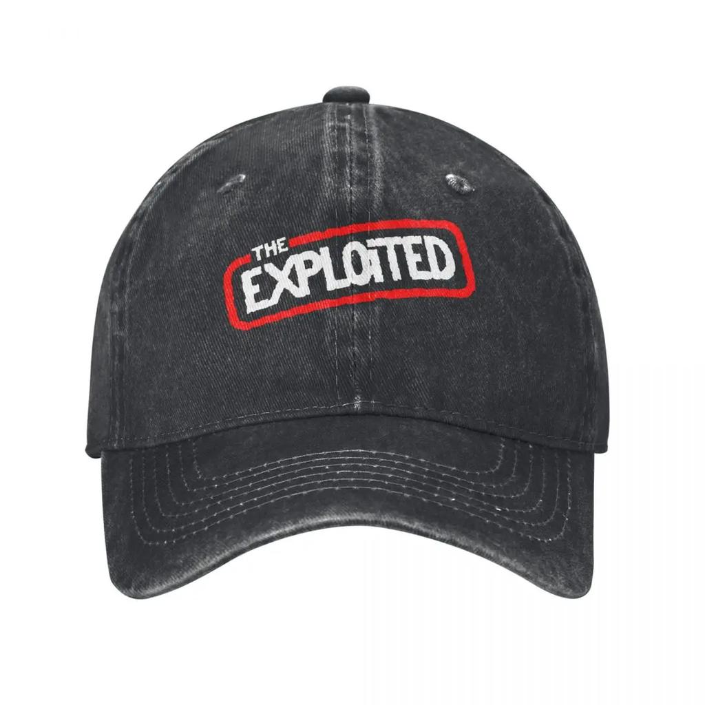 The Exploited Skull Baseball Cap Retro Distressed Cotton MMXX TOUR Sun Cap for Men Women Outdoor Activities Caps Hat