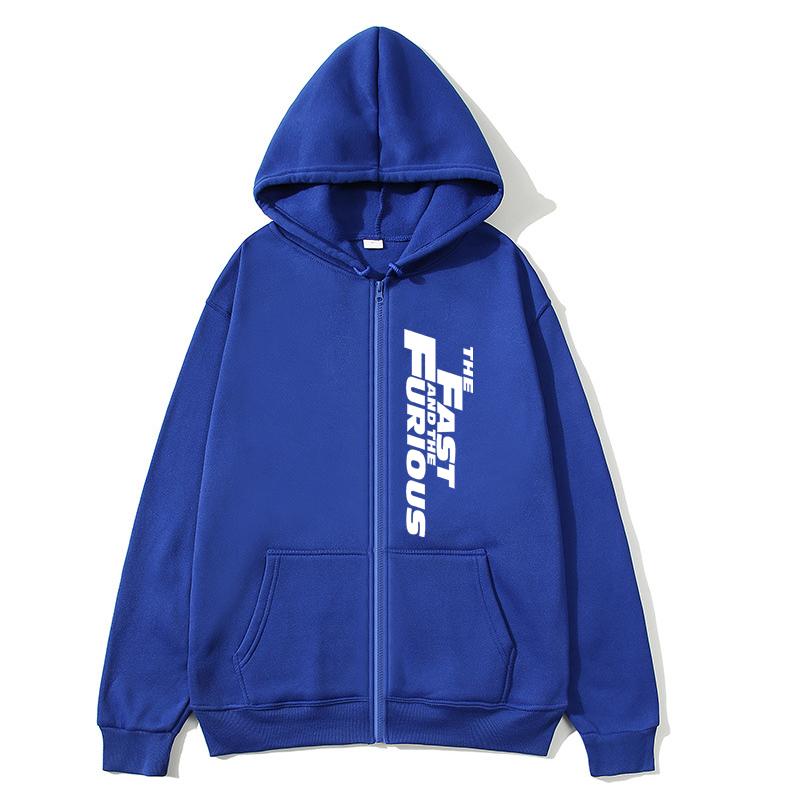 Women Zip Hoodie Pocket Long Sleeve Oversize  Printing Women Sweatshirt Autumn Winter Loose High Quality Zip Hoodies Letter styles Hooded