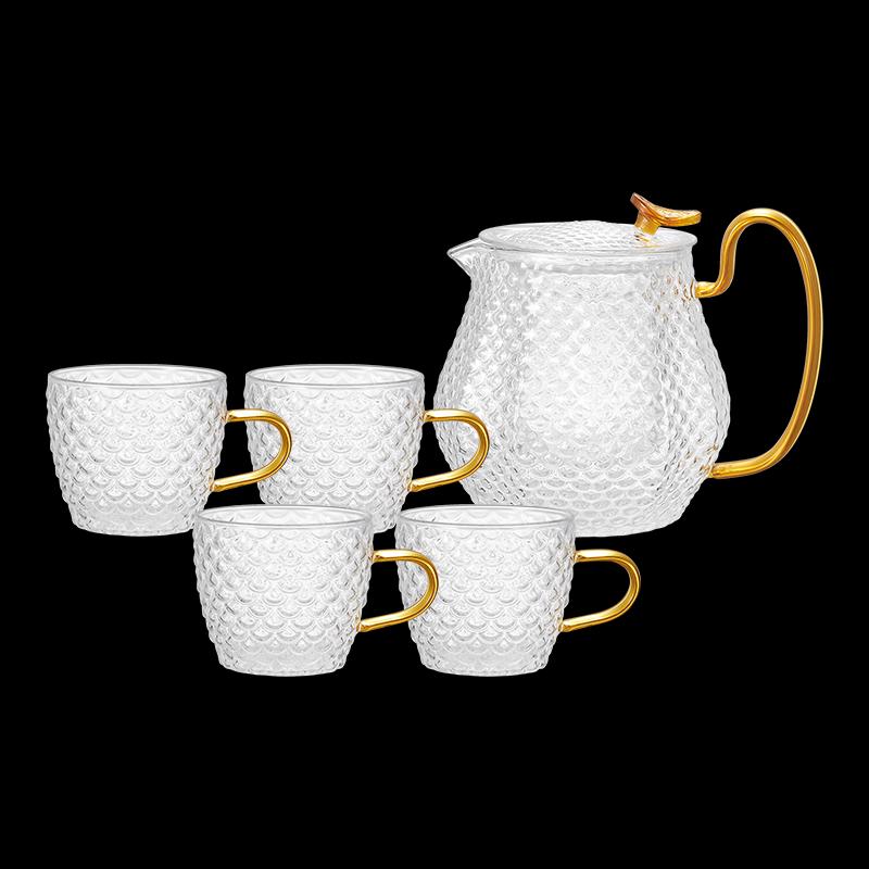 

EKCO Dragon Scale Chinese Tea Set