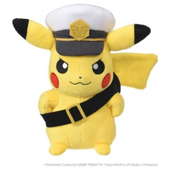 Takara Tomy Pocket Monster Pokémon Plush Toy Captain Pikachu Goggles Ver.