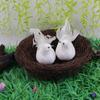 Christmas With Clip Photography Props Home Furnishing Fake Bird Imitation Bird Dove Feather Bird