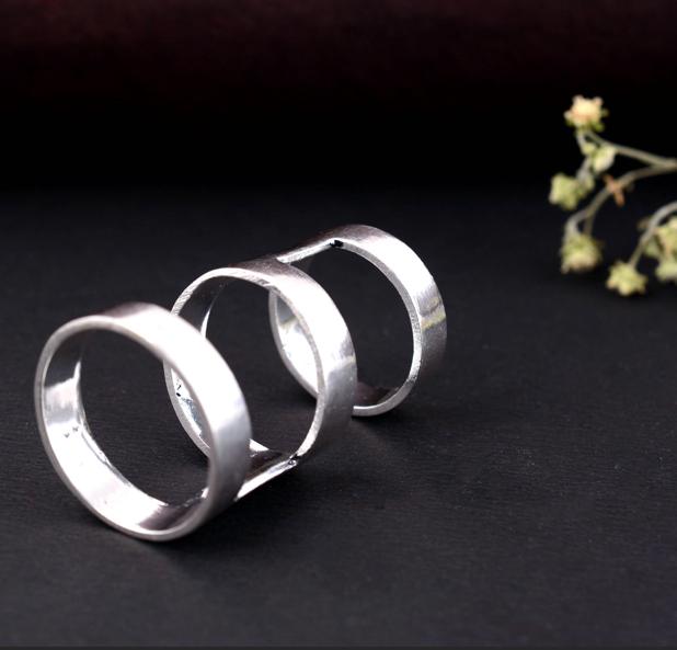 Sterling Silver Therapy Ring – Adjustable Arthritis Splint for Thumb & Finger Joint Pain