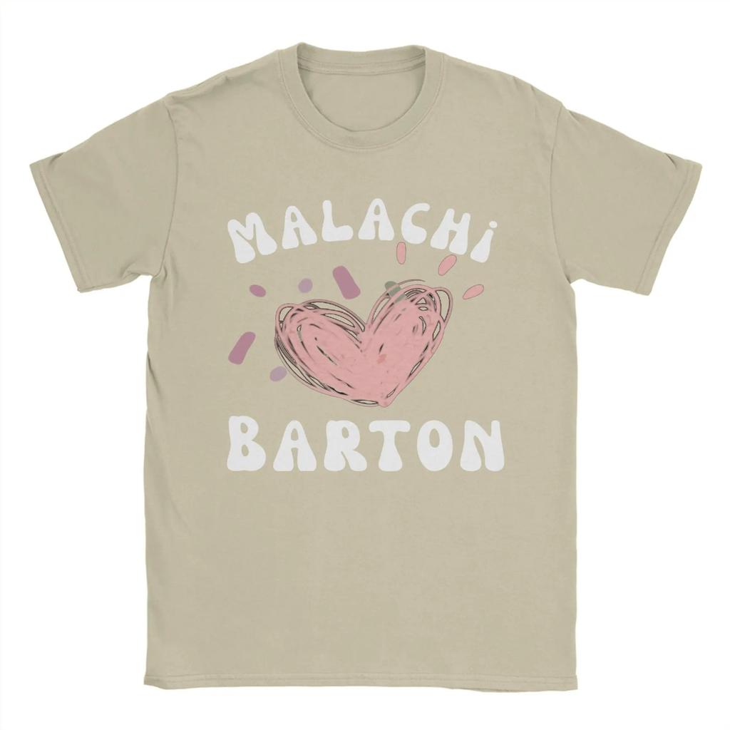 Malachi Barton Text Design Minimalist Fan Name Graphic T Shirt Summer Vintage T Shirts Cotton Best Selling Round Neck Breathable