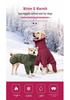 Winter Daunenjacke für mittelgroße und große Hunde - Winddicht, Warm, Zweibeiniges Design