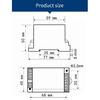 Three Phase AC Voltage Transmitter ZA-3U Voltage Signal Detection Isolation Converter Sensor Multiple Input Multiple Output