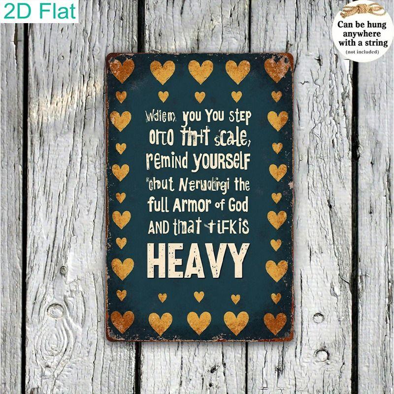 Retro Metal Tin Sign Farmhouse Wall Art Living Room Balcony Decor