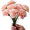 1pcs Artificial Carnations Artificial Flowers Stems Silk Faux Flowers For Funeral Arrangements Wedding Bouquets Cemetery Wreaths DIY Crafts