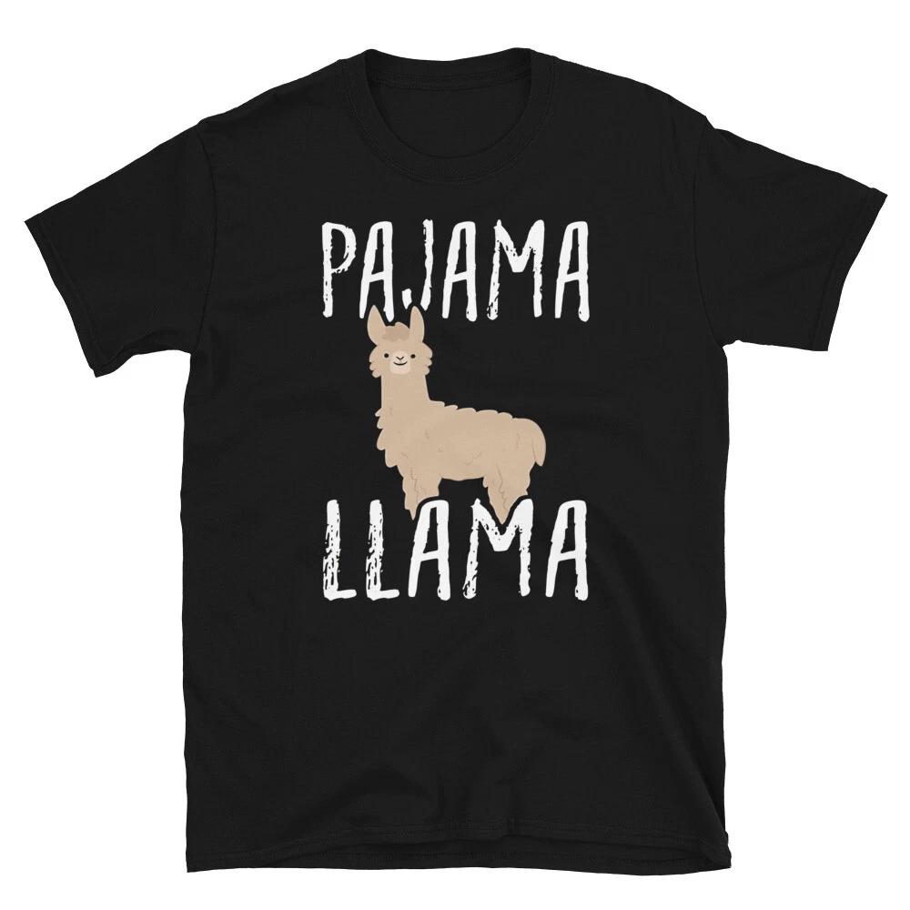Pajama LLama Immature College Pun T-Shirt 2XL