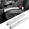 2PCS Leather Car Seat Gap Filler, Vehicle Crevice Plug Fill The Gap Between Seat & Console Stop Things From Dropping, Automotive Drop Blocker Catcher