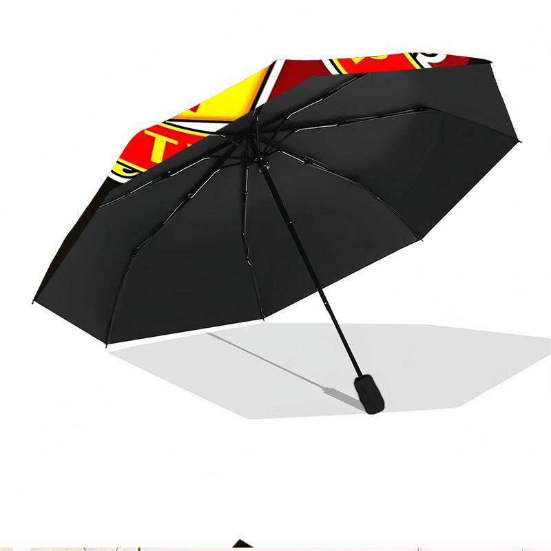 Manchester United F.C Print Automatic Open Close Umbrella, Portable Foldable Umbrella, for Outdoor Commute Camping Trip, Ideal Birthday Gift