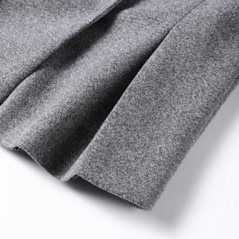 Woolen Blazer Coat Skirt Sets Women Notched Button Up Slim Jacket Zipper Skirt Suits 2 Pieces Female 2025 New Elegant Thicken Spring Autumn Set