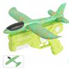 Suit Airplane Launcher Toys, Foam Glider Catapult Airplane Toys, 3 Flight Modes Outdoor Flying Toys for Boys And Girls Birthday Gift