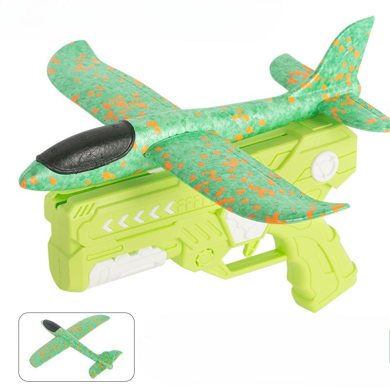 Suit Airplane Launcher Toys, Foam Glider Catapult Airplane Toys, 3 Flight Modes Outdoor Flying Toys for Boys And Girls Birthday Gift