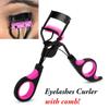 Lasting Silicone Pads Natural Effect Eyelashes Curler with Comb Separates Lashes Lash Comb Curler