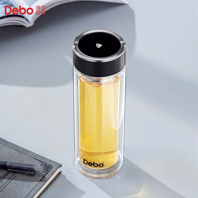 Debo Large Capacity Glass Water Bottle