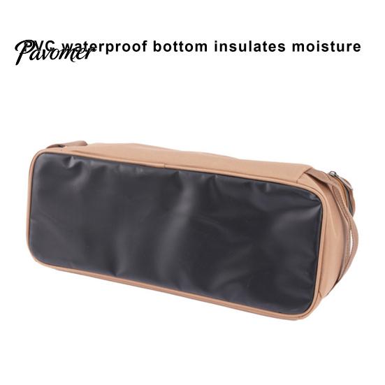 Camping Tool Organizer Travel Cookware Bag Large Capacity Portable Tableware Storage Zipper Closure Waterproof Cooking Utensils Pouch Multi-purpose