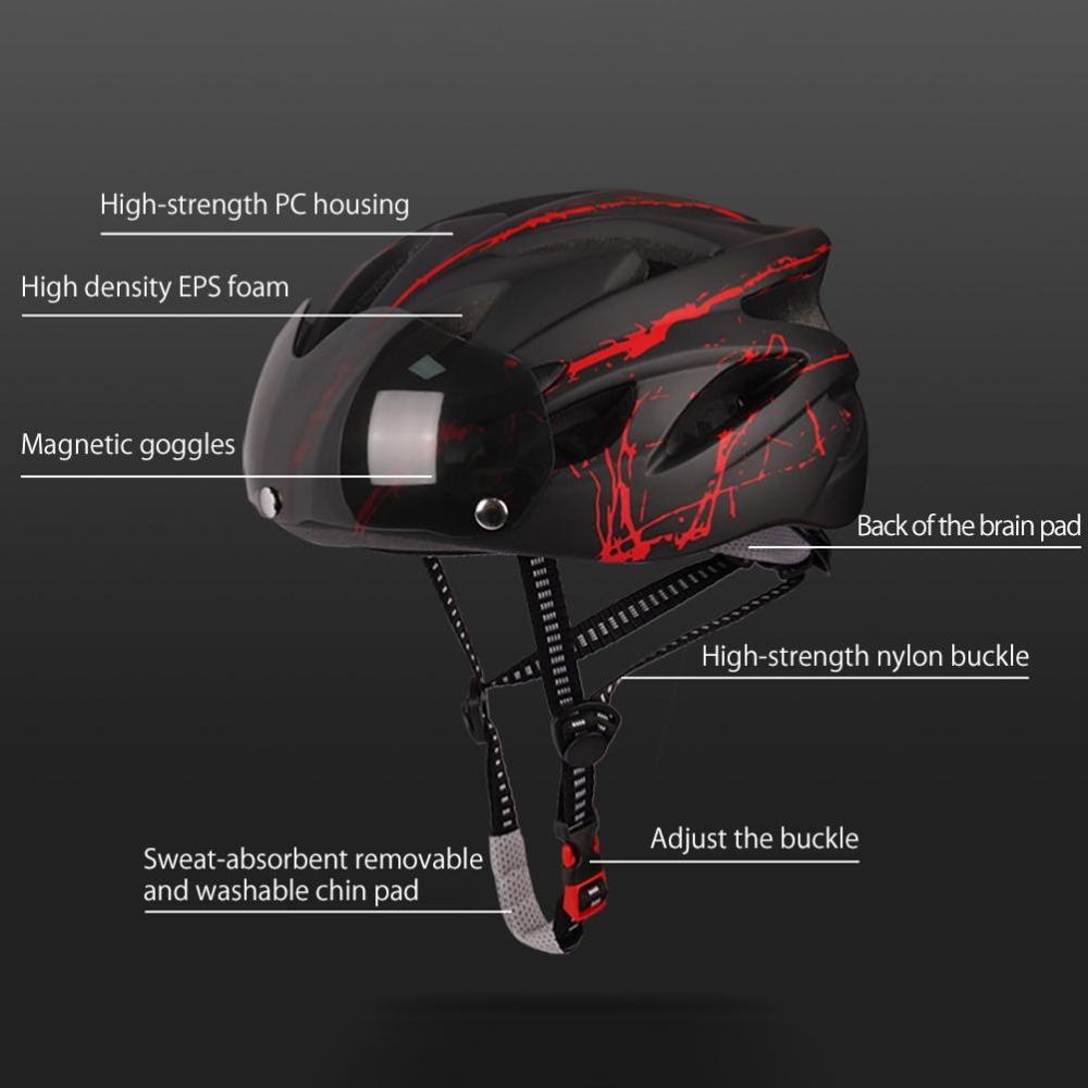 Lightweight Bike Helmet Breathable Mountain Bike Helmet Durable Cycling Helmet Adult Cycling