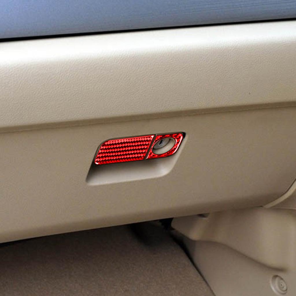 For Honda CRV 2007-2011 Car Glove Box Switch Decoration Sticker Decal Cover Trim Auto Accessories Carbon