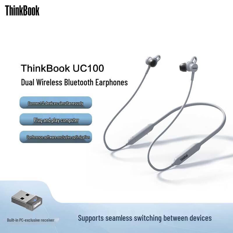 

Lenovo ThinkBook UC100 Dual Wireless Bluetooth Earbuds